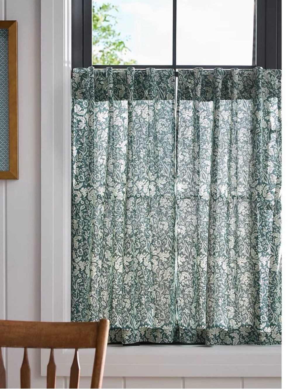 Anthropologie Cafe Curtains Set of 2